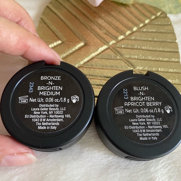 LAURA GELLER BLUSH APRICOT BERRY AND BRONZE BRIGHTEN MEDIUM - Picture 6 of 6